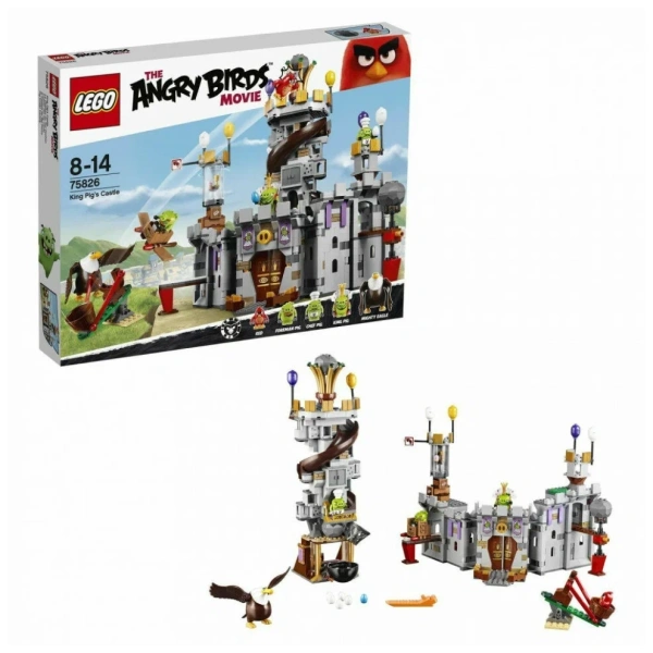 Конструктор LEGO The Angry Birds Movie 75826 Замок короля Свинок